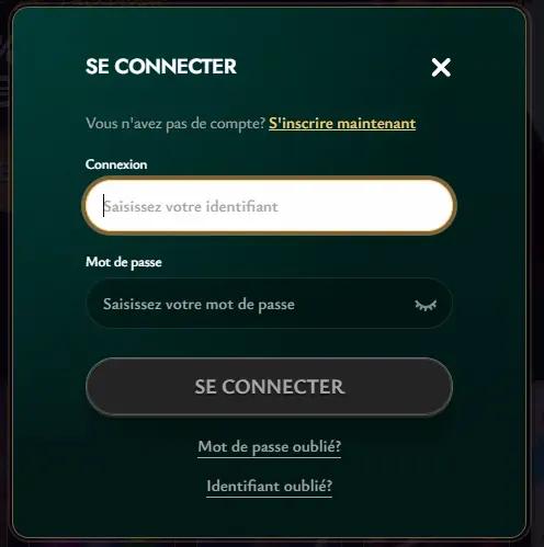 Cashed Casino login